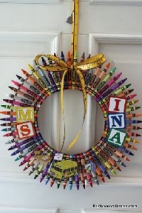 Crayon Decoration via Party Savvy Moms