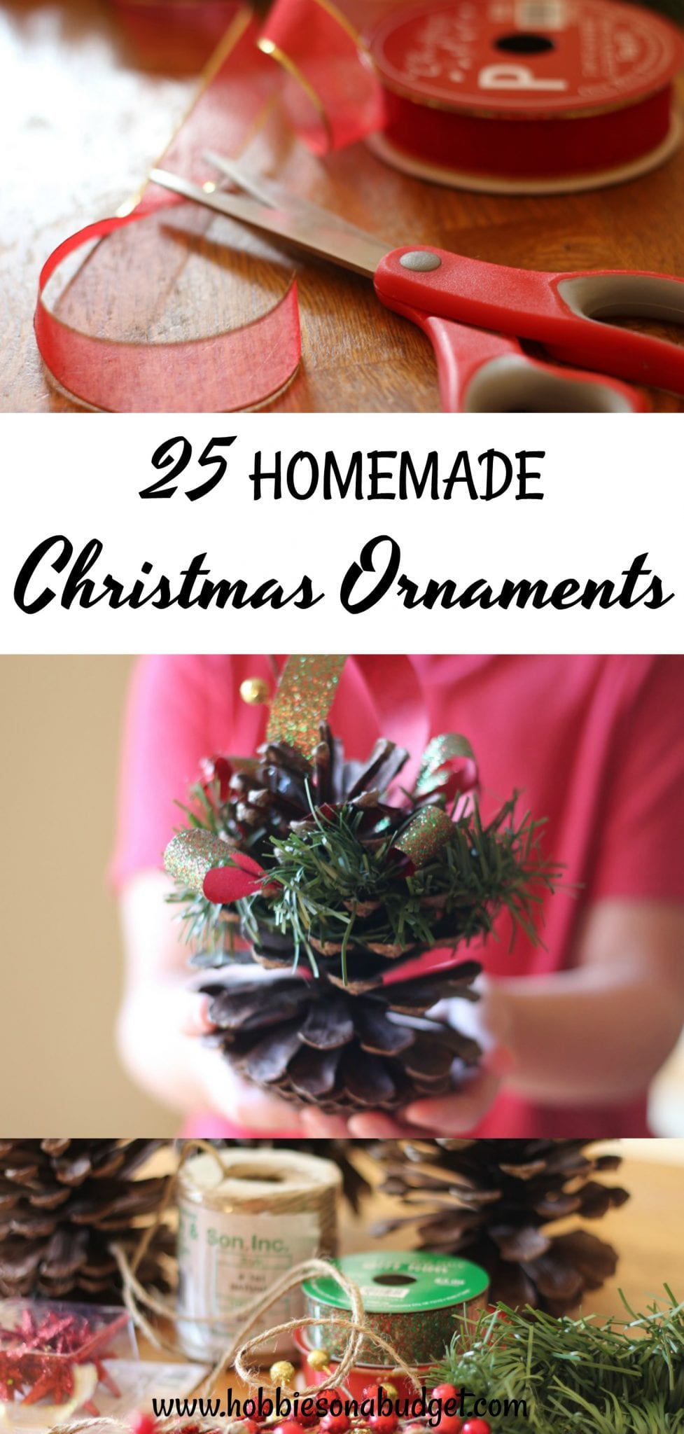 25 Homemade Christmas Ornaments - Hobbies on a Budget