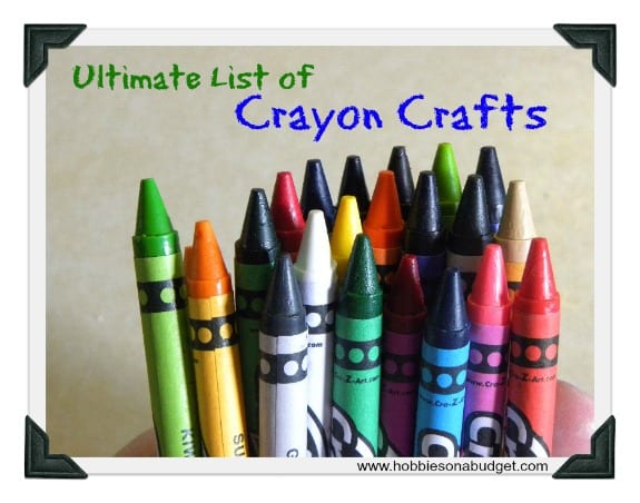 crayon craft button