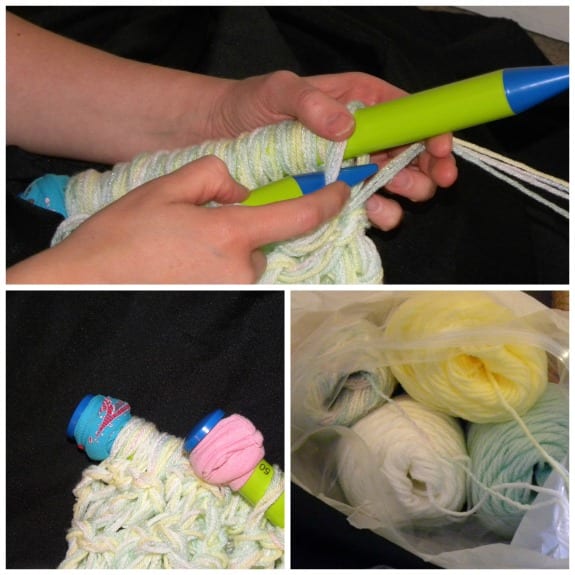 Knitting with Oversize Needles
