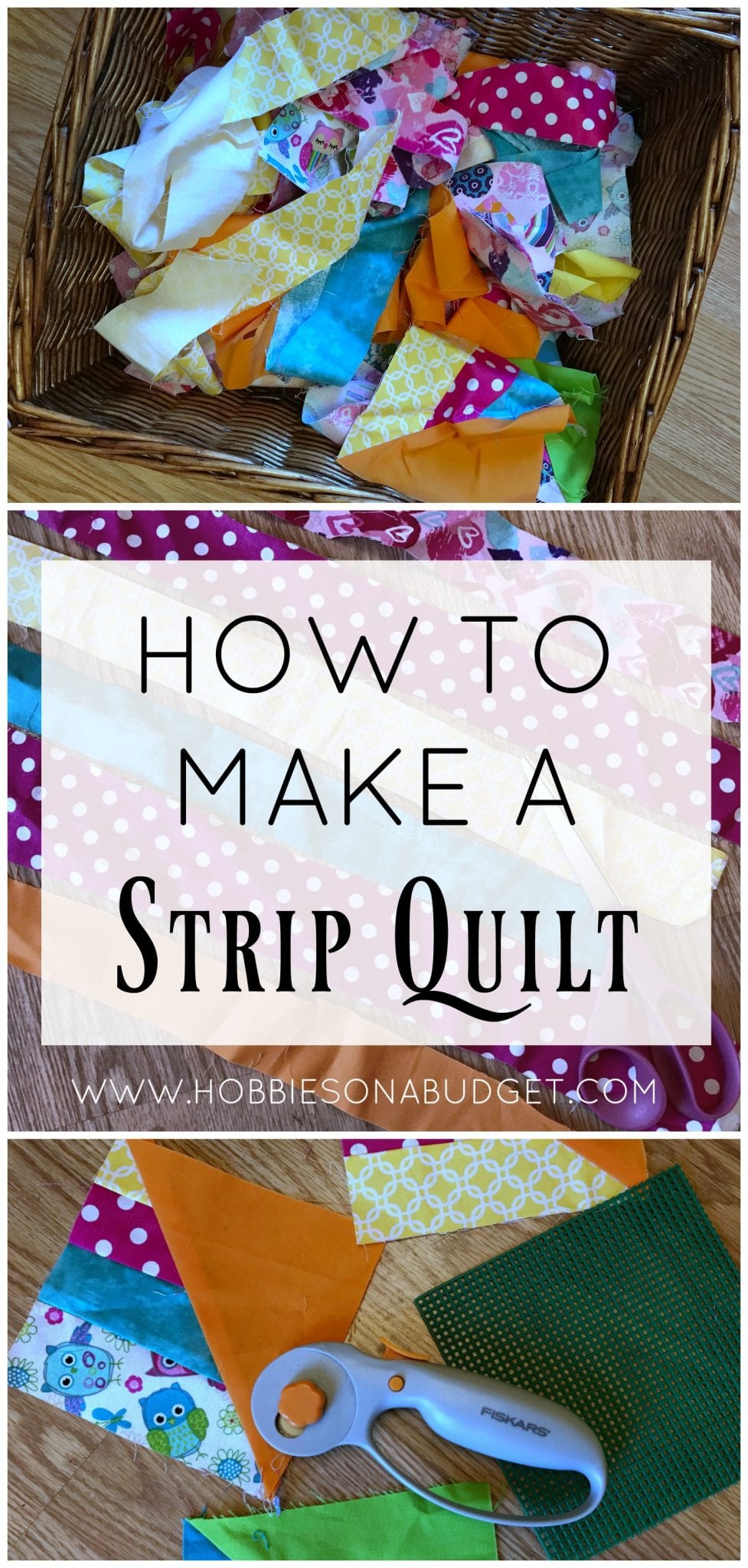 How to make a strip quilt