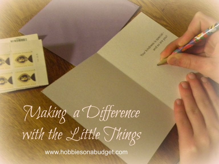 Making a Difference with the Little Things