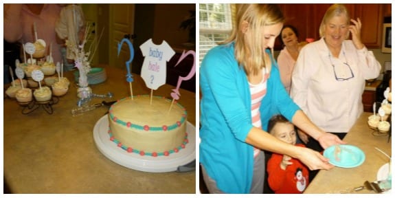 Gender Reveal Party for my sister-in-law.  Thanks for sharing the pictures Stephanie!