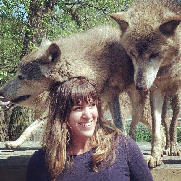 Adventure Mom with Wolves