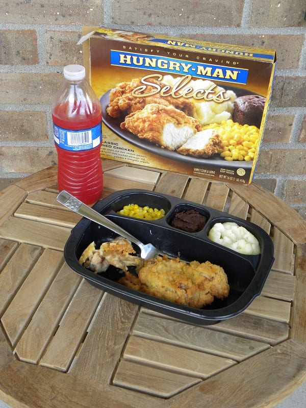 hungry man selects