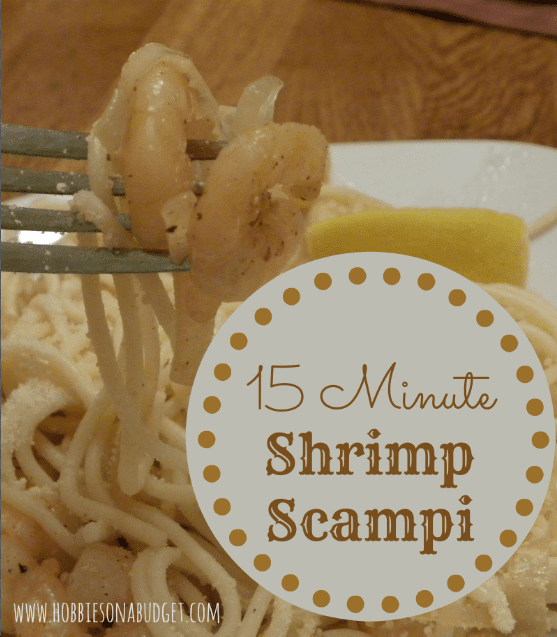 15 minute shrimp scampi