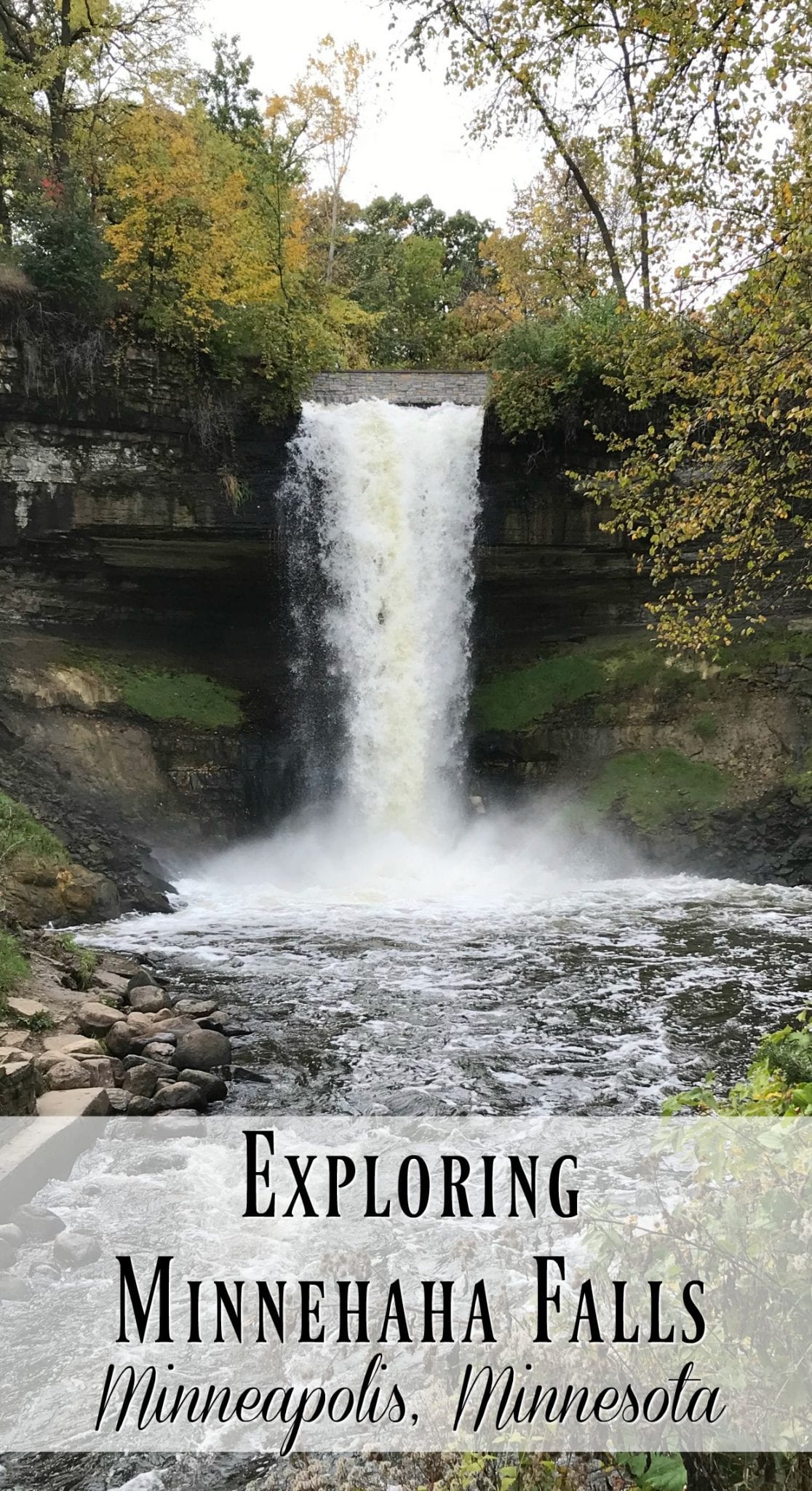 Minnehaha Falls in Minneapolis Minnesota