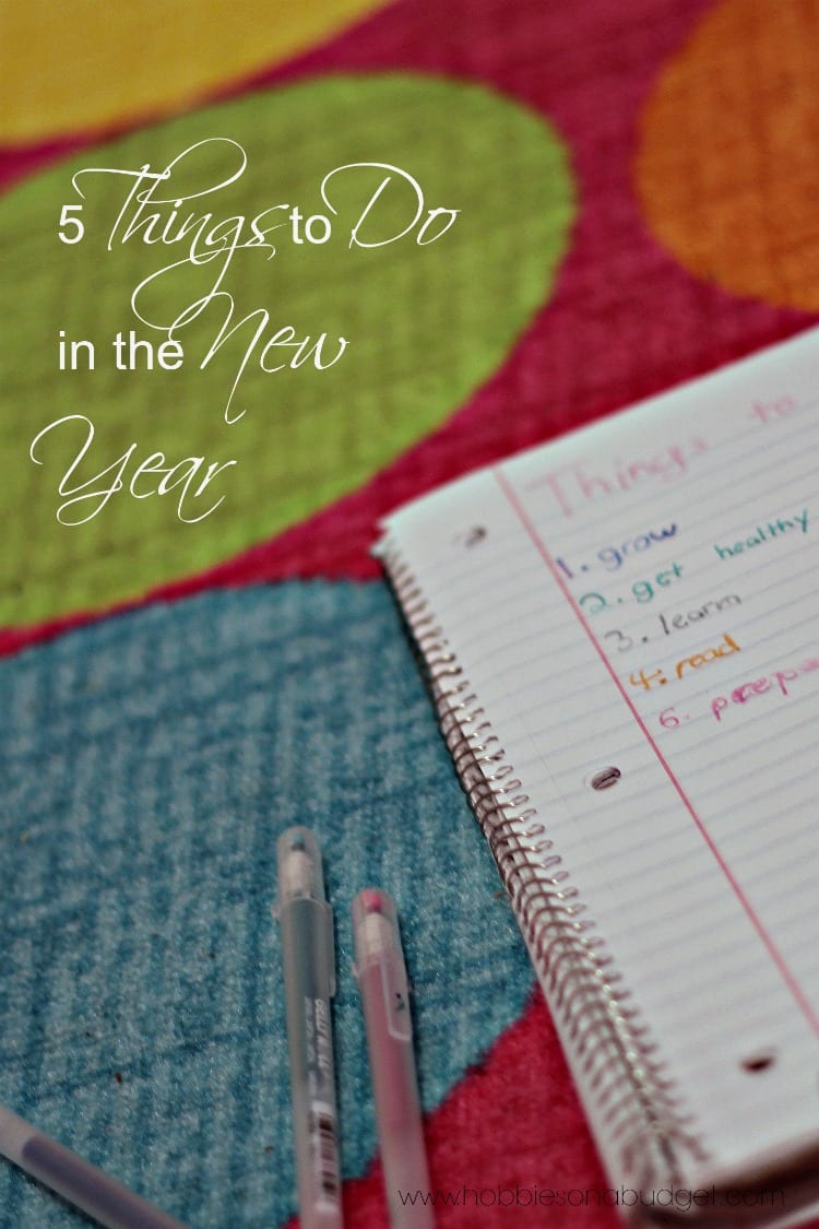 5 things to do in the new year