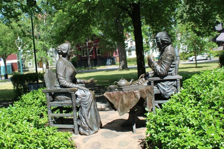 Learning about Susan B Anthony:  Rochester, NY
