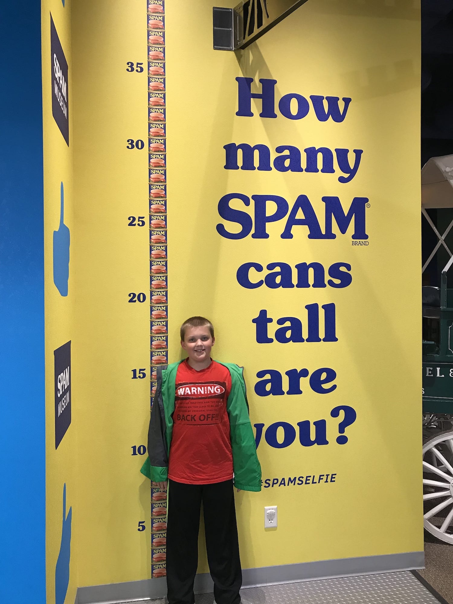 How many SPAM cans tall are you? Austin, Minnesota
