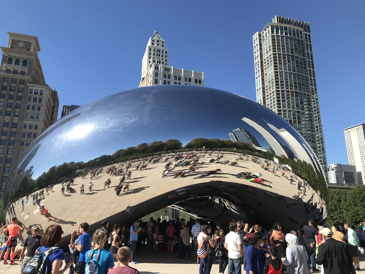 Bean Sculpture Cloud Gate Chicago Illinois