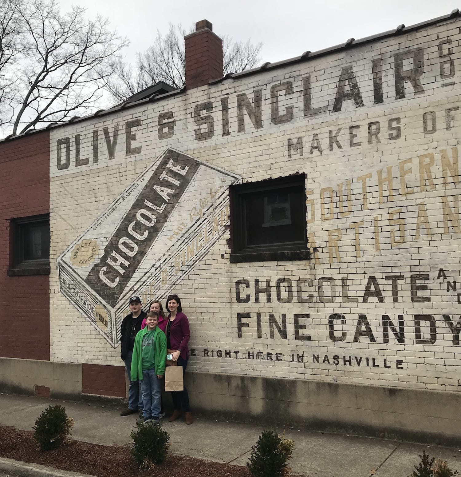 Olive & Sinclair Chocolate Company Photo Wall