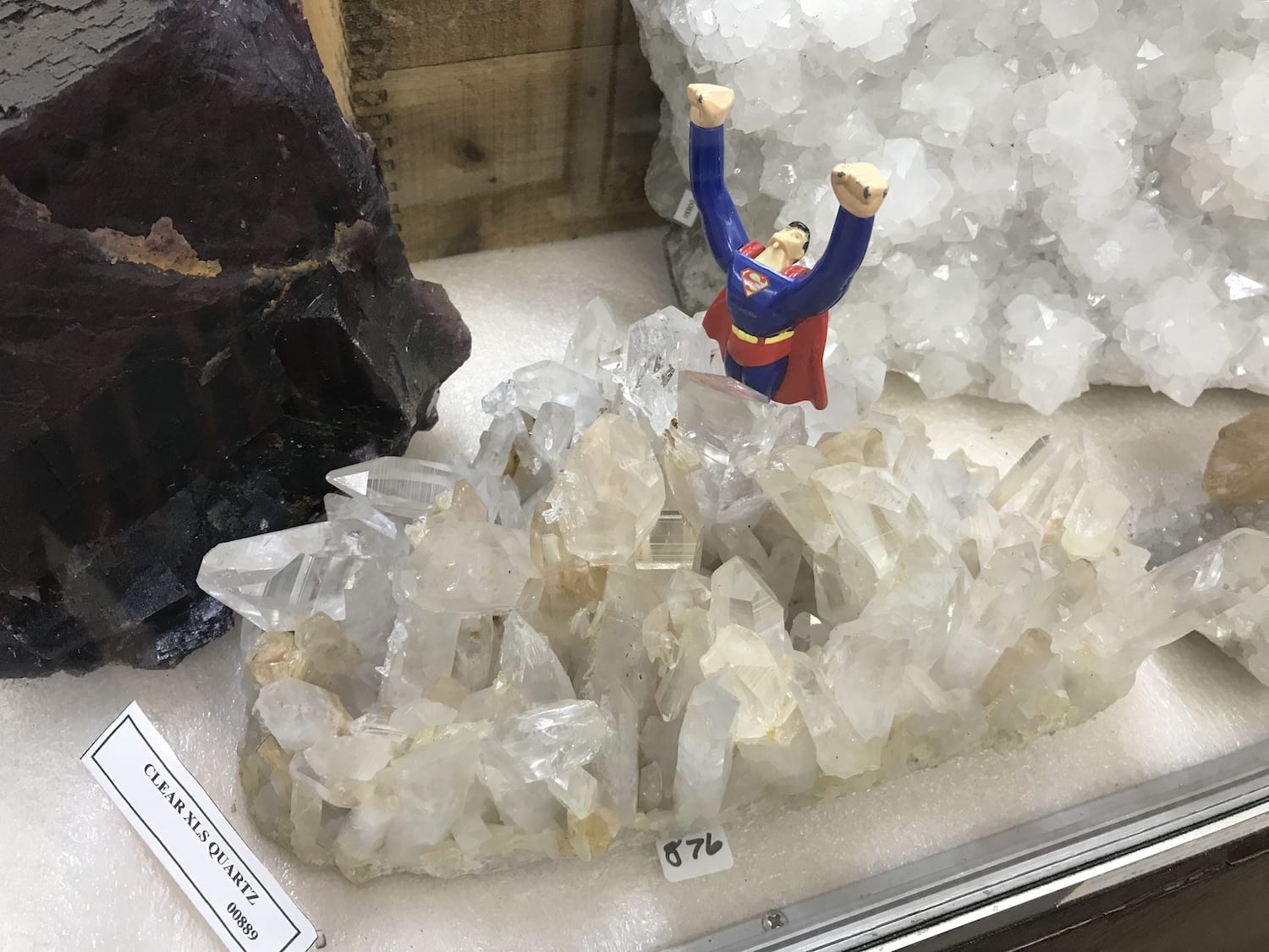 Superman at the Mineral Museum
