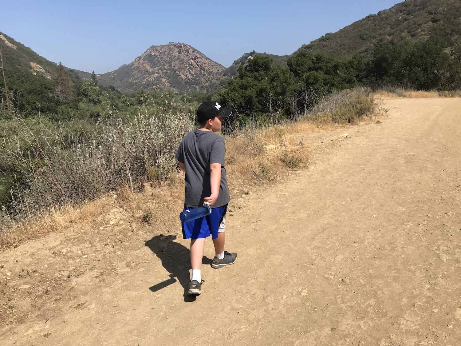 Luke Hiking at Malibu Creek State Park