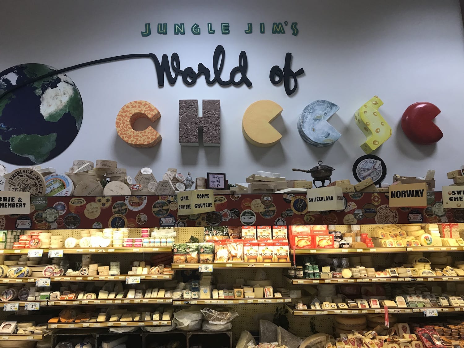 Cheese Selection at Jungle Jims