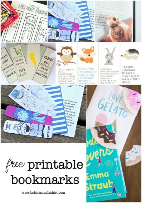 Book Art &amp; Free Printables for Readers - Hobbies on a Budget