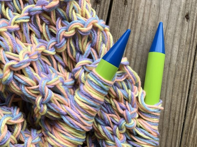 How to Knit with Jumbo Needles