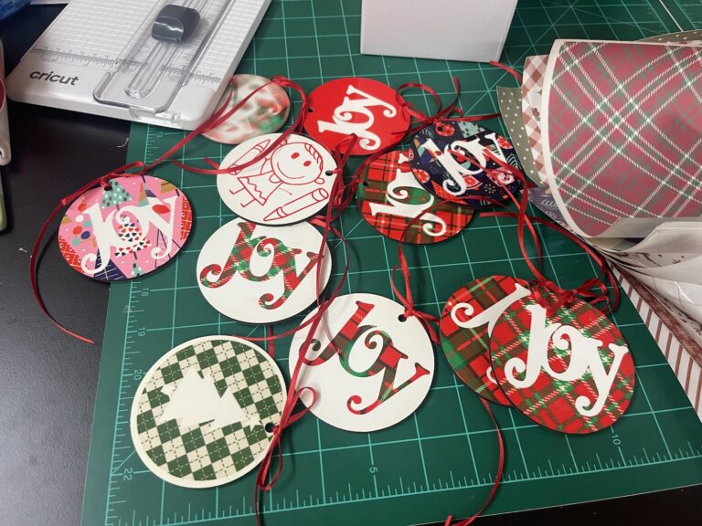 Infusible Ink Christmas Ornaments