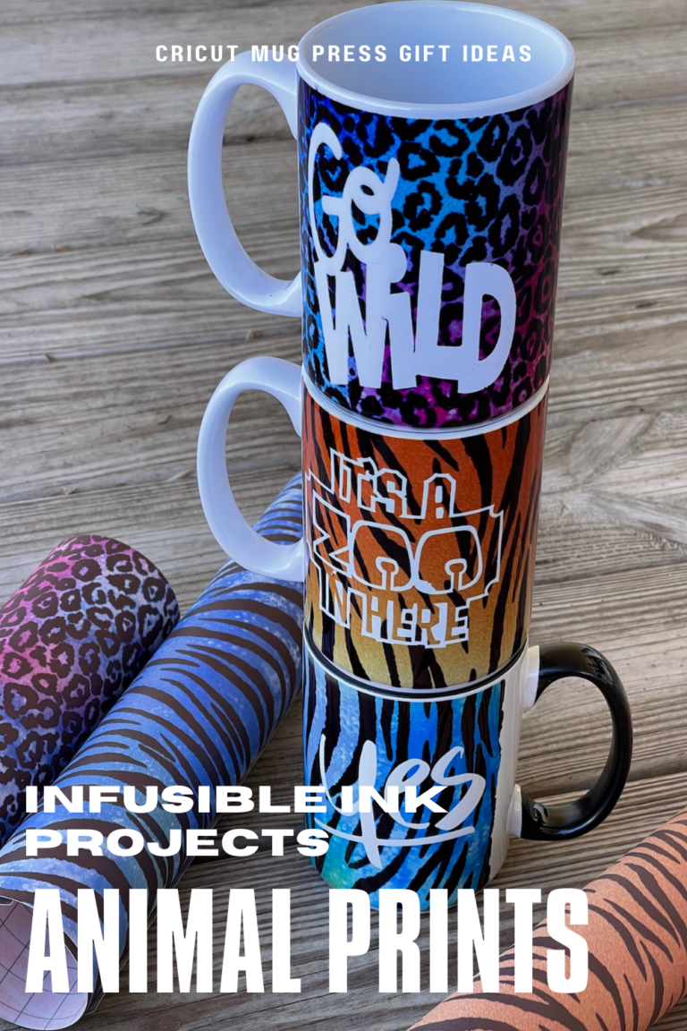 Infusible Ink Animal Print Mug Ideas Hobbies on a Budget