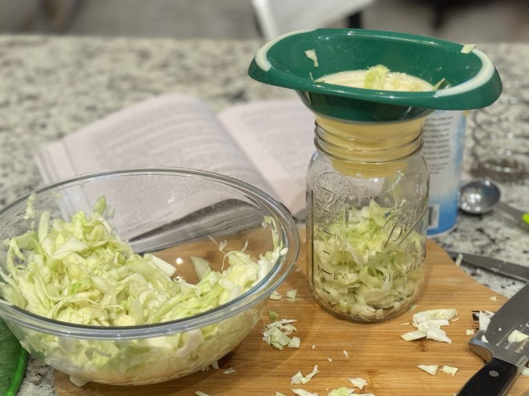 Making Homemade Saurkraut