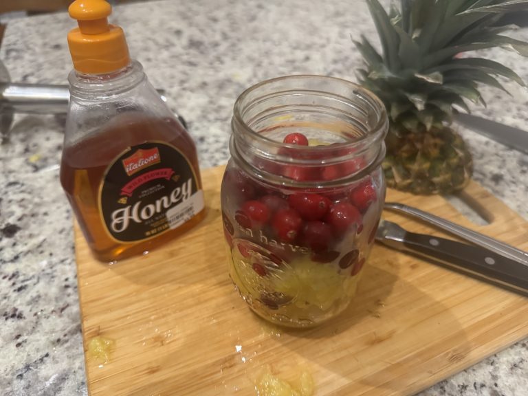 Cranberry Pineapple Honey Ferment