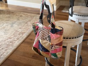 Repurpposed Crazy Quilt Tote Bag