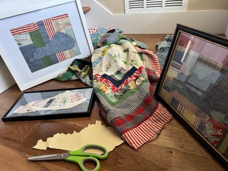 Denim & Vintage Quilt State Map